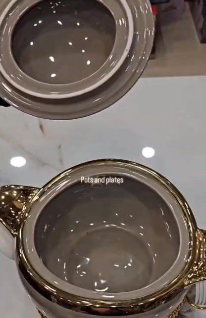 Ivory Gold Royale Serving Set