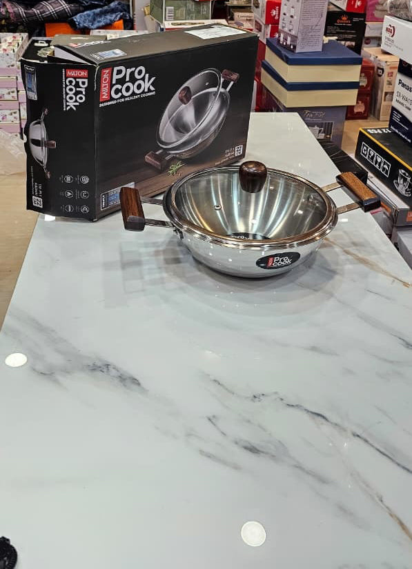 Milton ProCook Triply Chef Kadai – 22cm