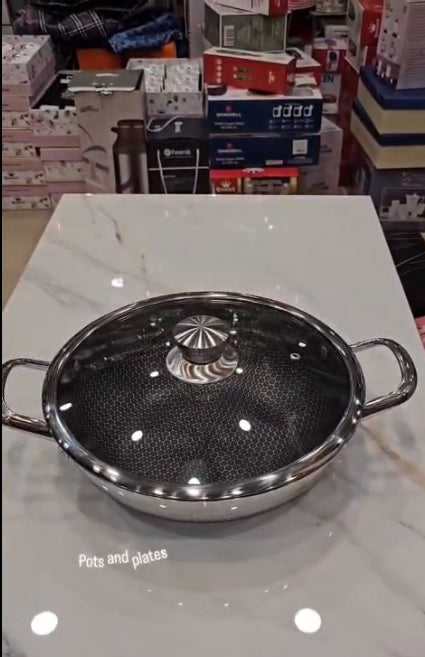 Triply Honeycomb Chef Kadai
