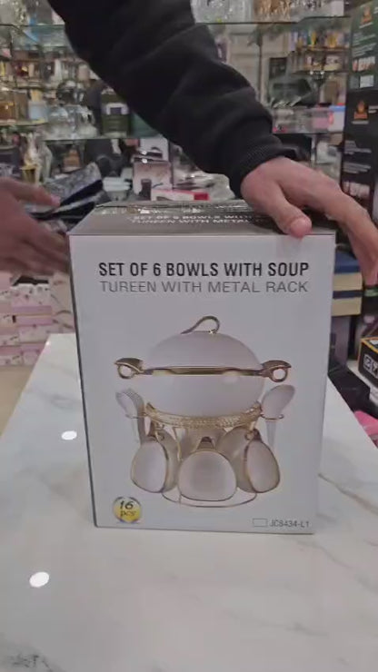 Ivory Gold Royale Serving Set